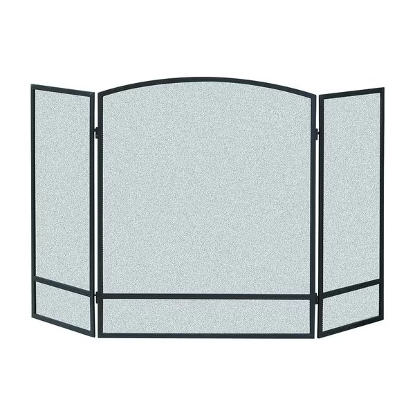 Fireplace Screen, 48 in W 30 in H, Matte Finish, Steel, Panacea, Mfr#: 15951